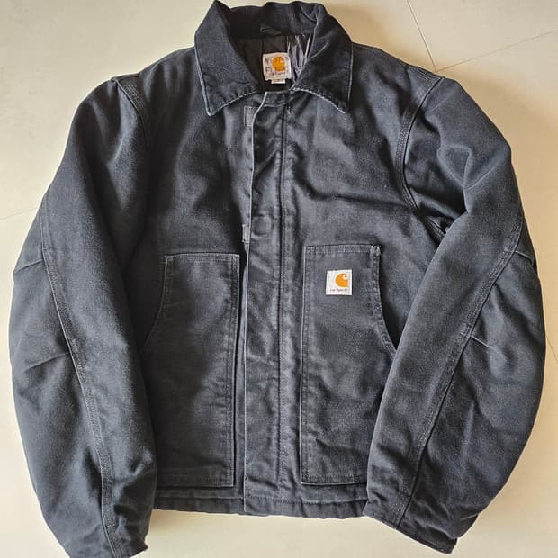 칼하트 j002 덕 트래디셔널 아크틱 퀼트 라이닝 자켓 bk S