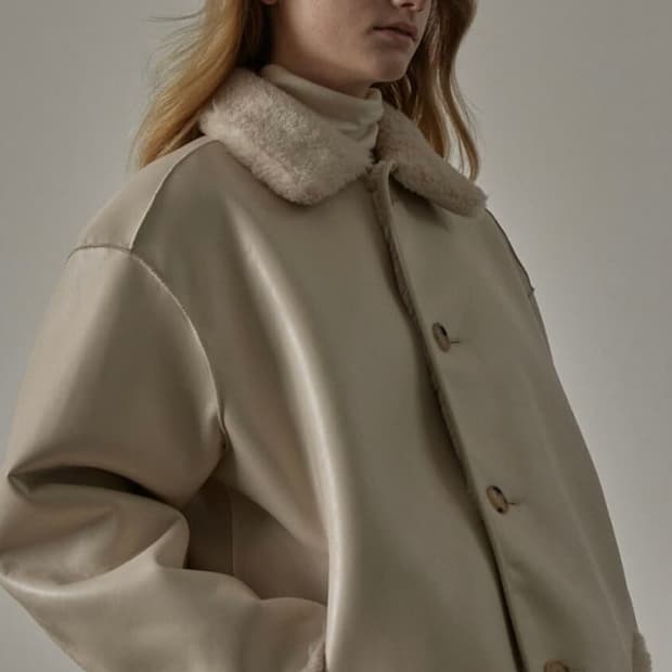 파사드패턴 램스울 리버시블 무스탕