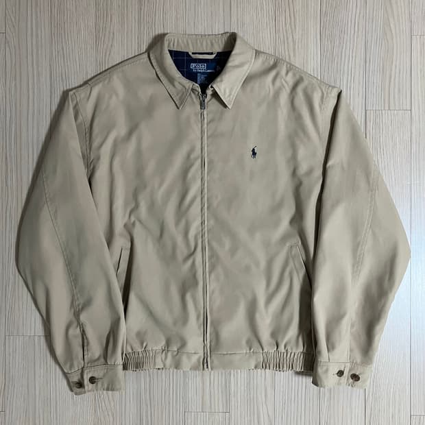 폴로 랄프로렌 폴리쉘 스윙탑 해링턴 자켓 베이지