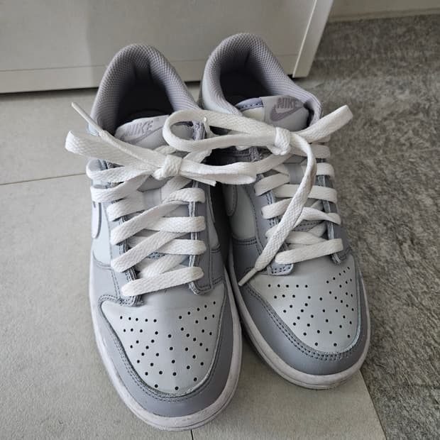 나이키 덩크 로우 GS 울프 그레이 230