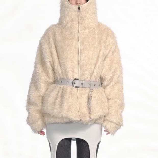 구해요 세릭 바라클라바 퍼 후드집업