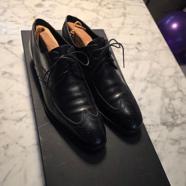 살바토레 페라가모 남성 윙팁 구두 260-265mm