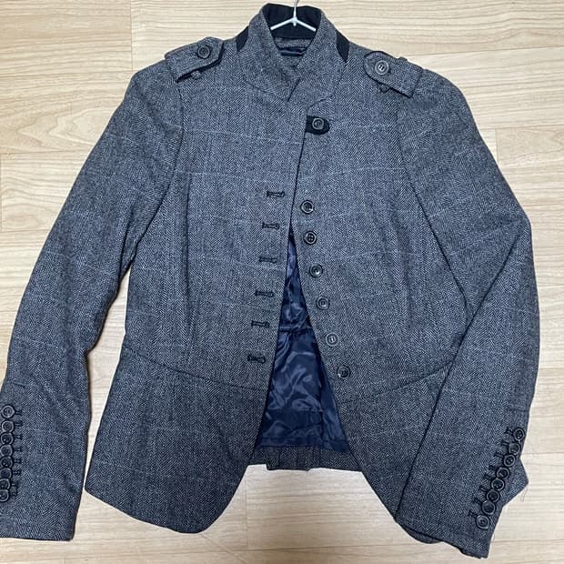 자라 빈티지 나폴레옹 버튼 자켓