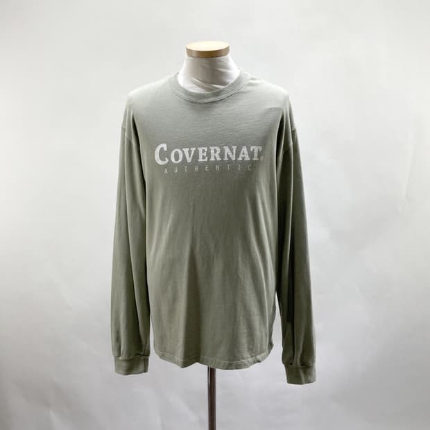 커버낫 남성긴팔티셔츠 카키 오버핏 M 