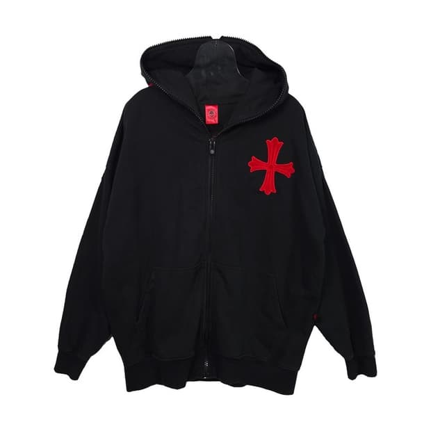 BYTHER 스컬 후드집업 