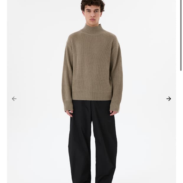 [XL]아모멘토 Taffeta Curved Pants,Black