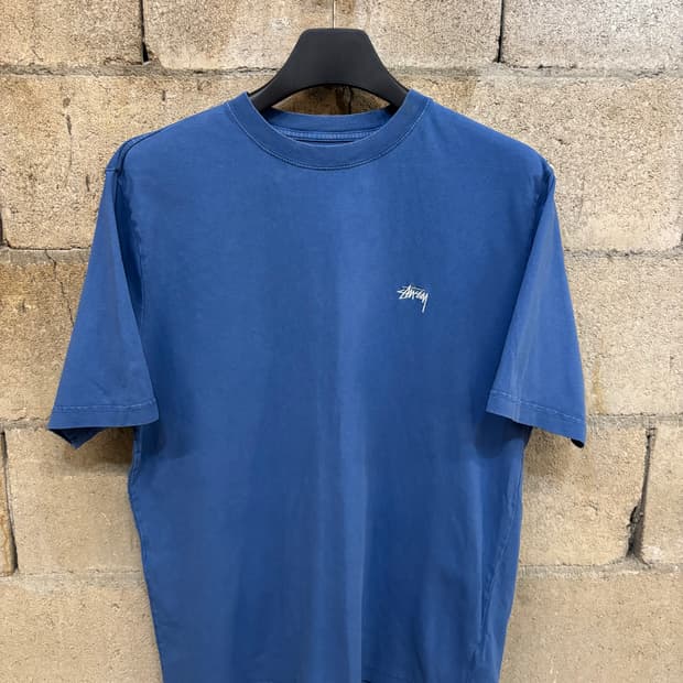 스투시 오버다이드 스탁 로고 티셔츠
