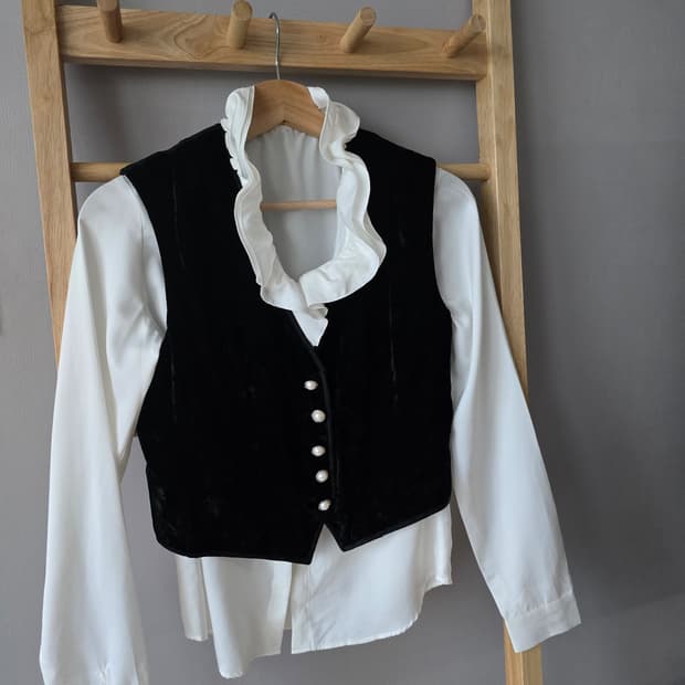 velvet vest (Japanese designer brand)