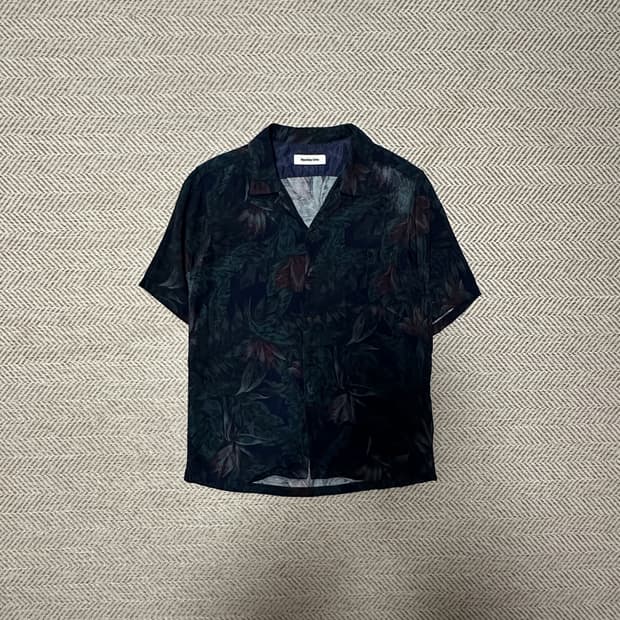 MONKEY TIME rayon hawaiian shirt