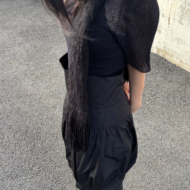 드리스 반 노튼 볼륨 스커트 