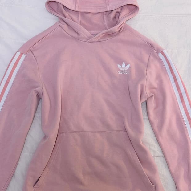 아디다스 핑크 딸기우유 파이어버드 후드티