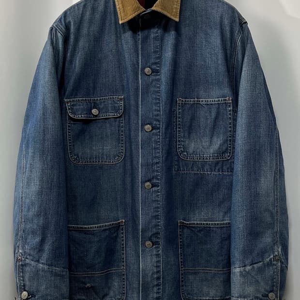 90's 폴로 랄프로렌 덩가리 데님 코듀로이 버팔로 초어자켓