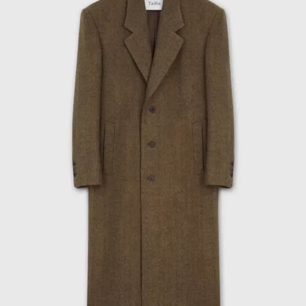 구매)타일레 24fw 싱글 코트 오커 브라운 2사이즈