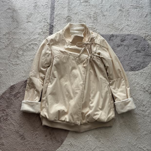 츠모리치사토 아이보리 코트