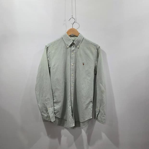 폴로랄프로렌 버튼다운 스트라이프 셔츠 S