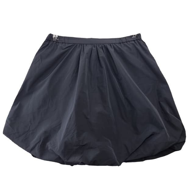 글로벌워크 블랙  벌룬 미니스커트