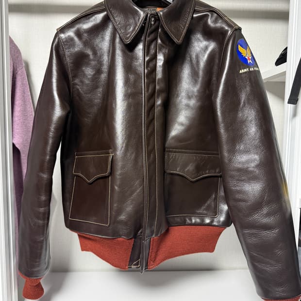 [40] 버즈릭슨 a-2 자켓 레드립