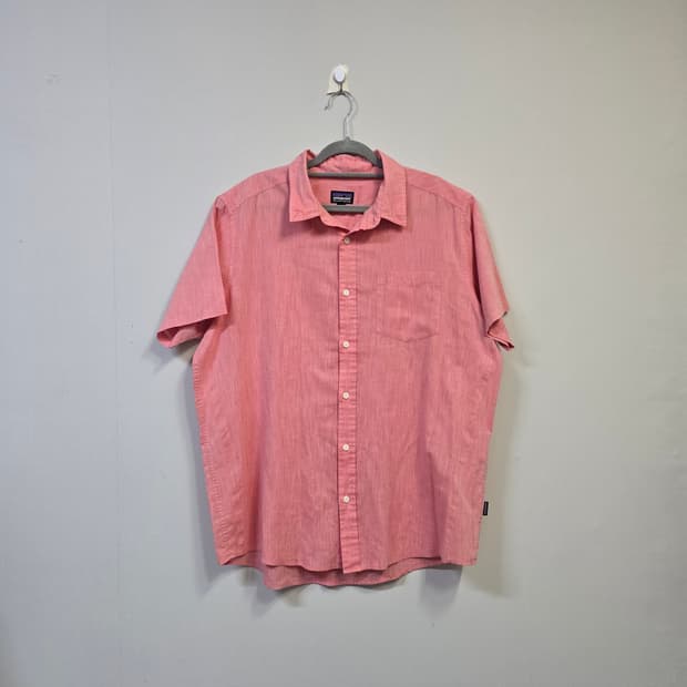 파타고니아 오가닉 코트 반펄 셔츠 L