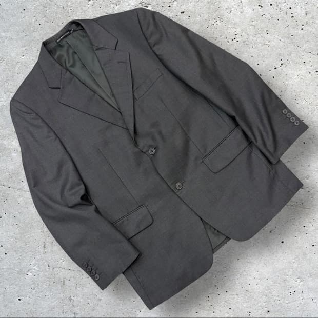 발렌시아가 뿌르옴므 빈티지 그레이 남성 정장 자켓 B697