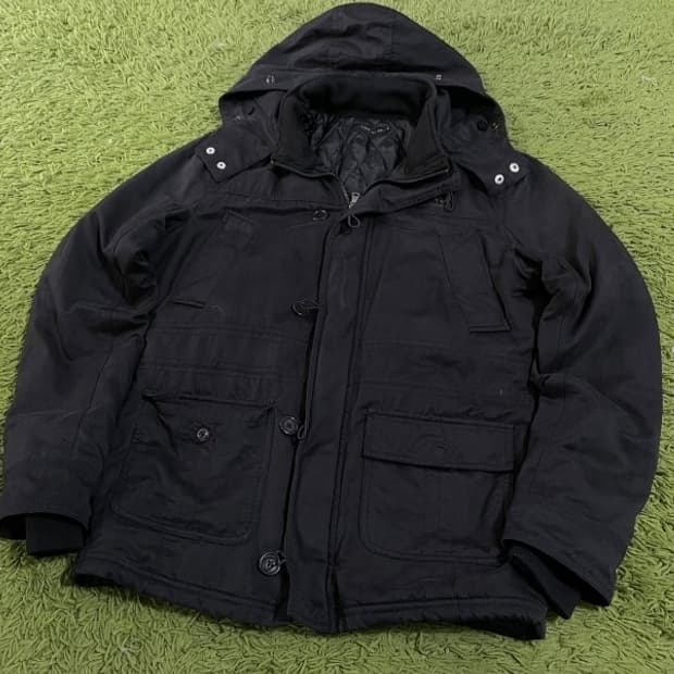 캘빈클라인 블랙 패딩 점퍼 90~93