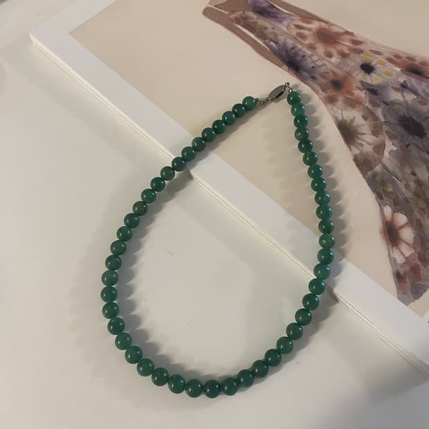 빈티지 옥구슬 목걸이