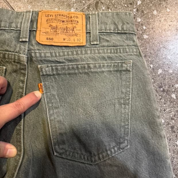 90s USA 리바이스 550 오렌지탭