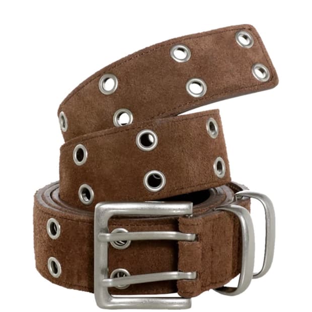 Mjd 카미엔 더블 홀 벨트 스웨이드 브라운 미시착 새제품 판매