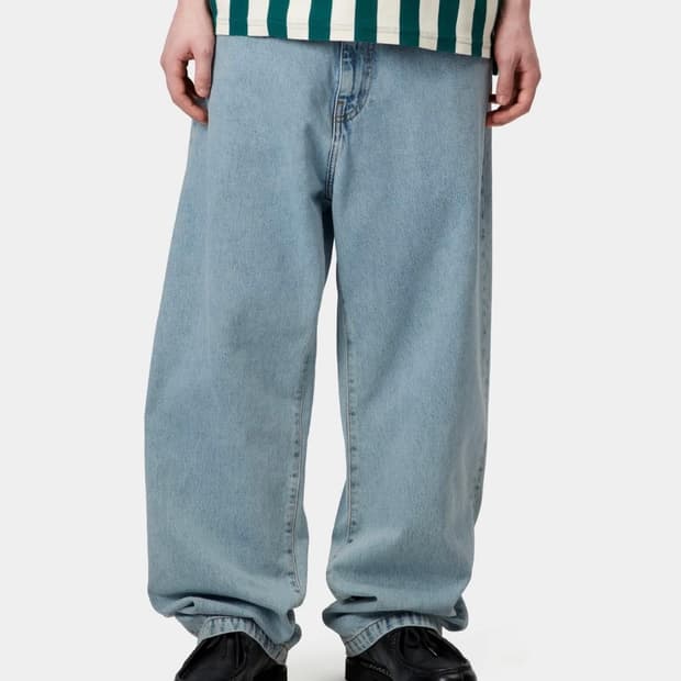 칼하트 랜든 데님 landon pant blue(bleached)