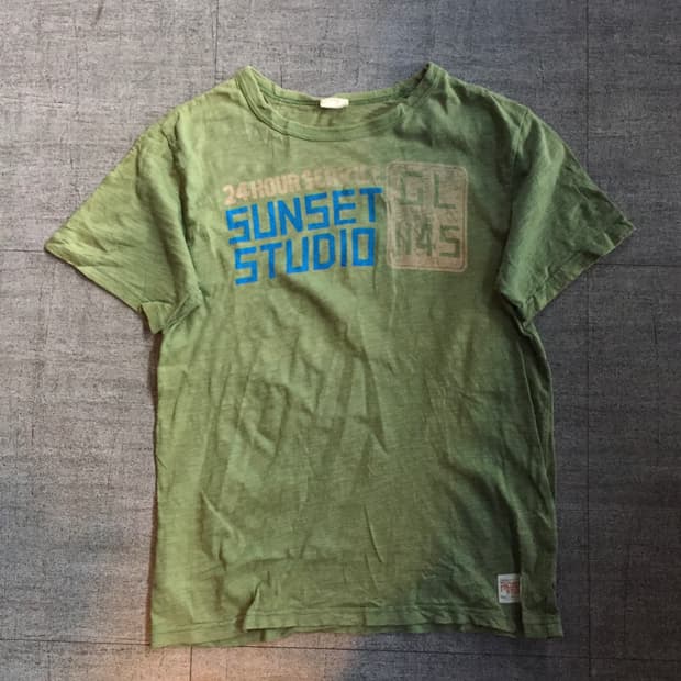 일본빈티지 Pacific 올드스쿨아메카지 혁오풍 반팔티셔츠