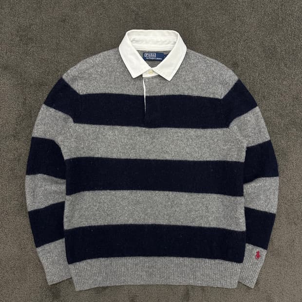 폴로 랄프로렌 럭비 니트 M