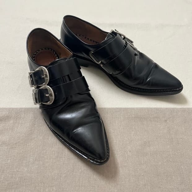 Toga pullar 웨스턴 버클 더비슈즈 토가 몽크스트랩