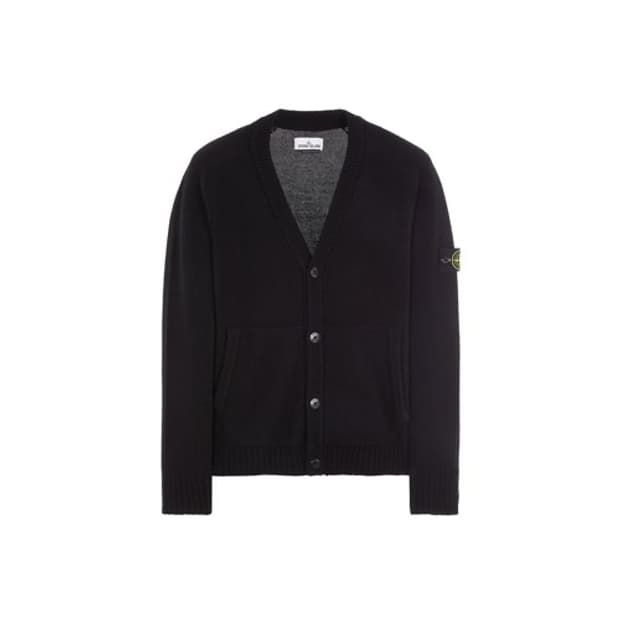 새상품) Stone Island 스톤아일랜드 블랙 가디건 L