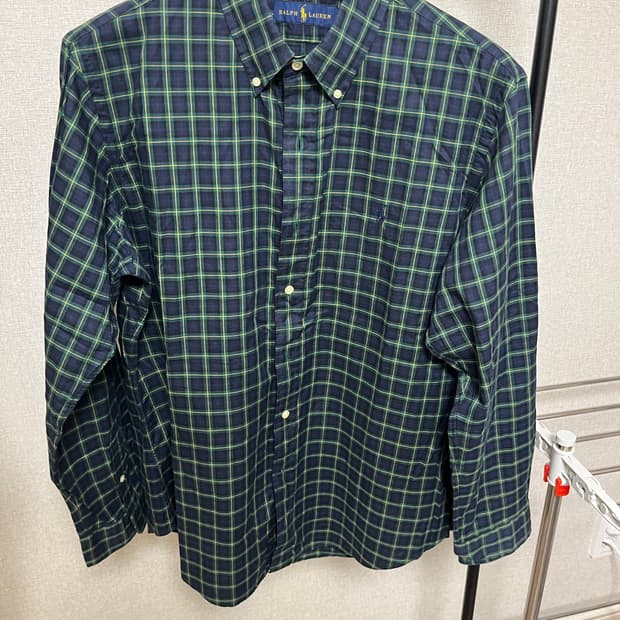 폴로 체크 드레스 셔츠