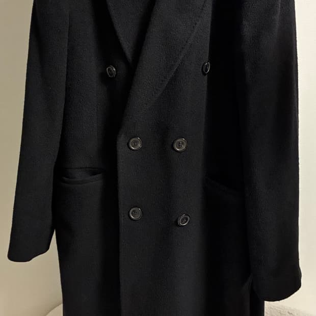 아워레가시 웨일 롱 더블코트 50