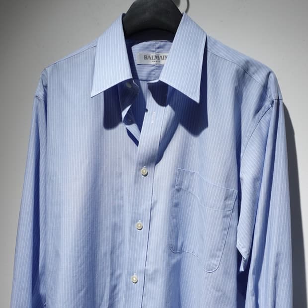 balmain paris stripe shirt 