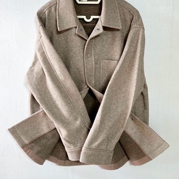 폴햄 울 셔켓, 셔츠 자켓, 울 자켓, 셔츠형 자켓
