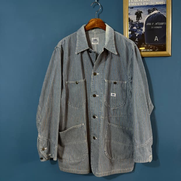 90’s Lee japan hickory coverall Jacket.