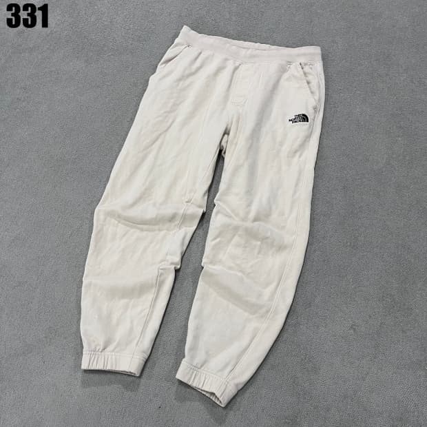 노스페이스 베이지 조거 바지 