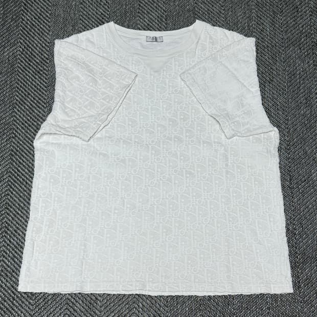 디올 오블리크 테리 반팔 XL