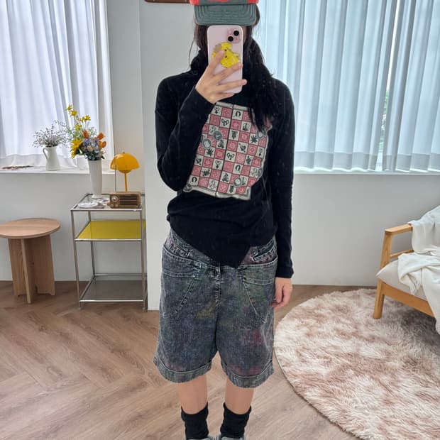 센소유니코 CUBE 블룸 워시 쇼츠