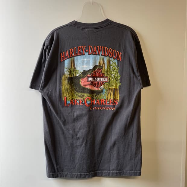 할리데이비슨 프린팅 반팔 티셔츠