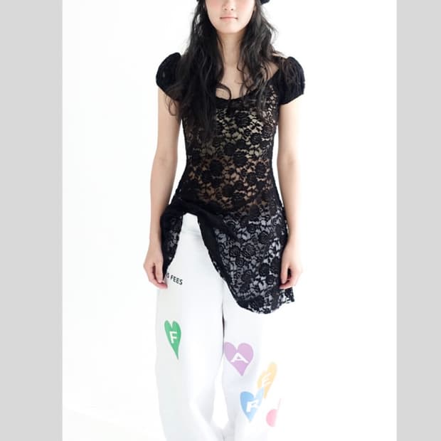 샵페어리 rosie lace flare dress