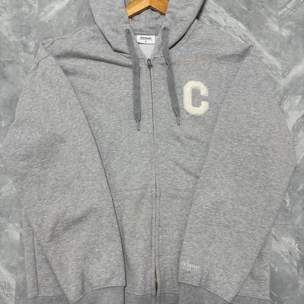 커버낫 C로고 투웨이 지퍼 후드집업