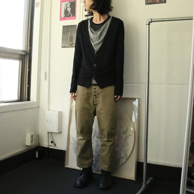 캐피탈 베이지 사루엘 팬츠 