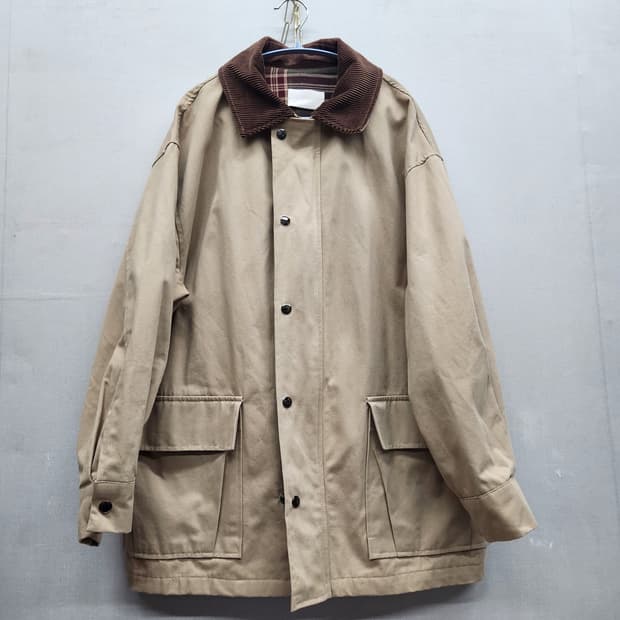 빈티지 카라 코듀로이 헌팅자켓 XL