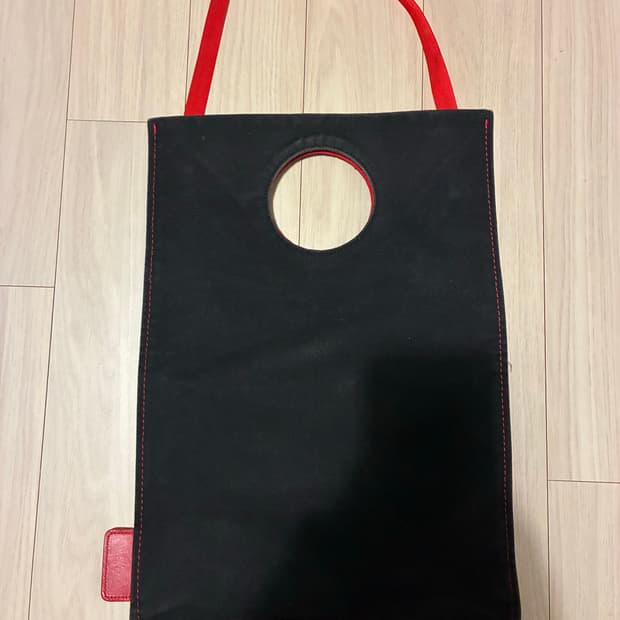 [정품] 요지야마모토 2way 세로형 캔버스 백