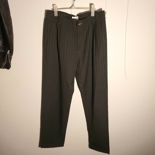Han kjobenhavn darkgreen stripe pants