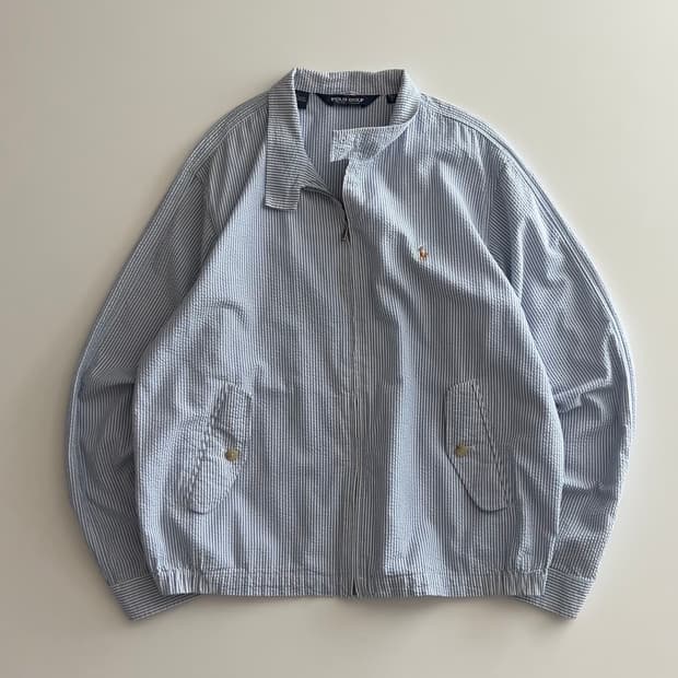 폴로 골프 랄프로렌 시어서커 바라쿠타 자켓 L