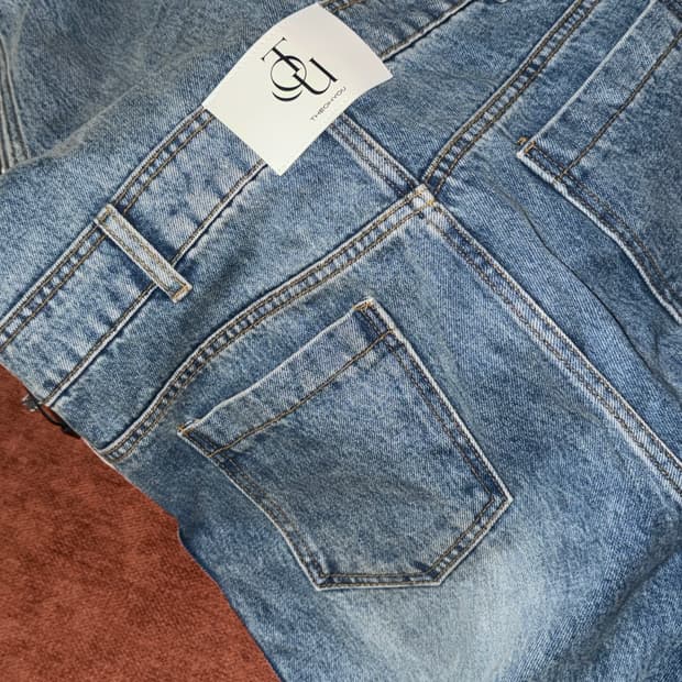 더오유 THEOHYOU 오버롤 데님 멜빵바지