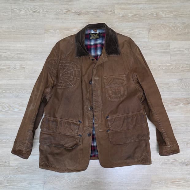 폴로 랄프로렌 왁스 자켓 XL